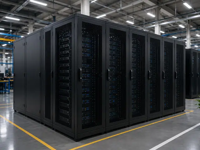 Finished Data Center Cabinet — Data Center Cabinet
