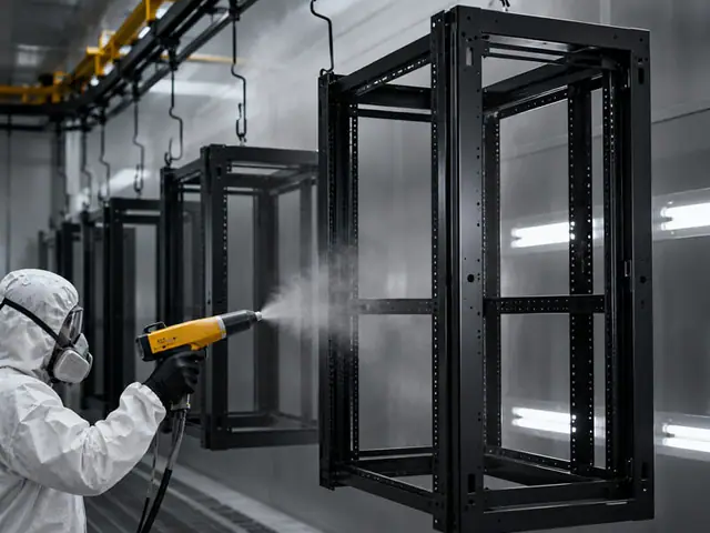 Powder Coating — Data Center Cabinet
