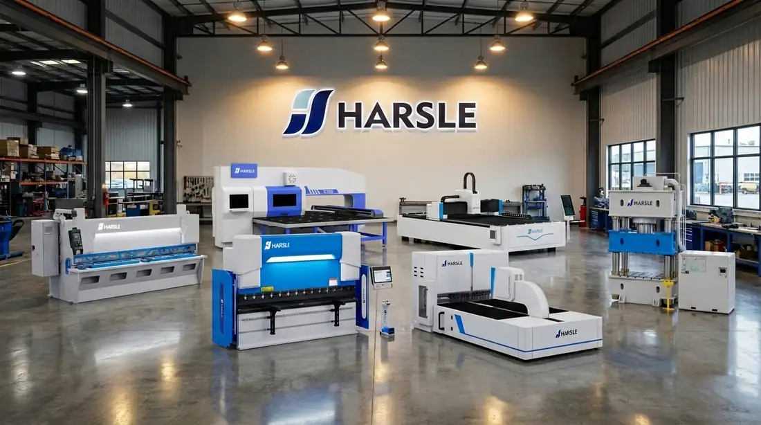 HARSLE press brakes in stock at the Dallas, Texas warehouse