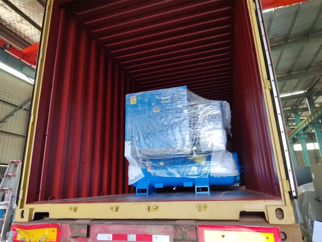 Máquina de corte láser Nigeria-HST-6015-6000W y 5 juegos de moldes para piel