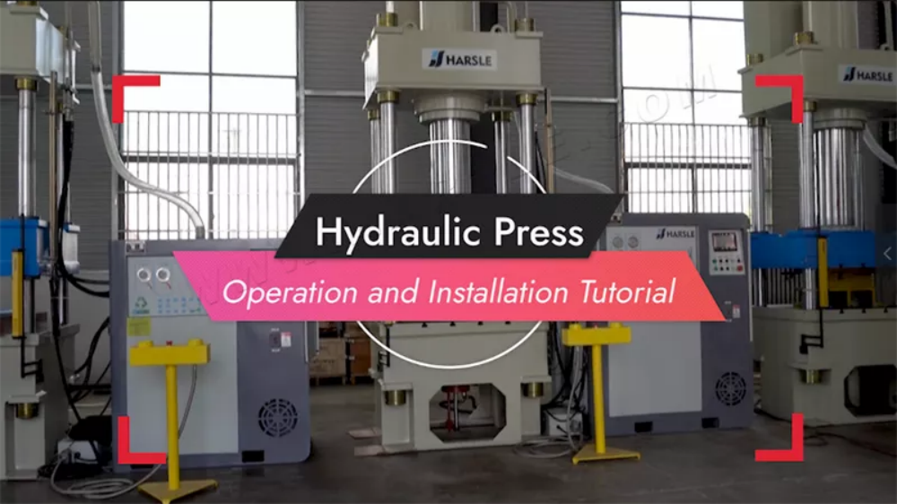 Fonctionnement de la presse hydraulique