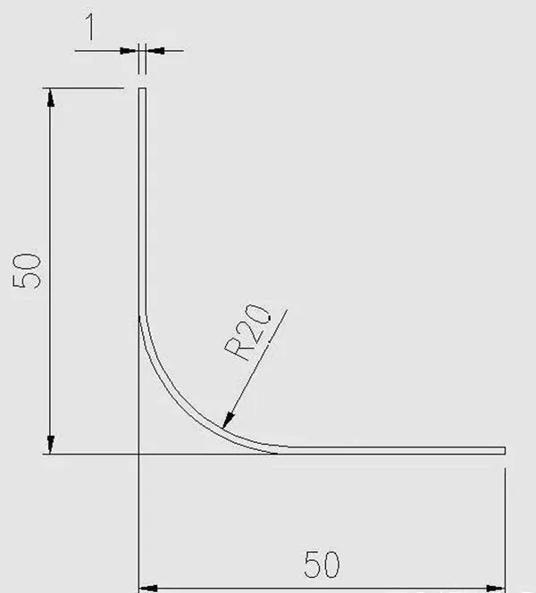The Calculation Method of Large Arc Bending In Sheet Metal Processing