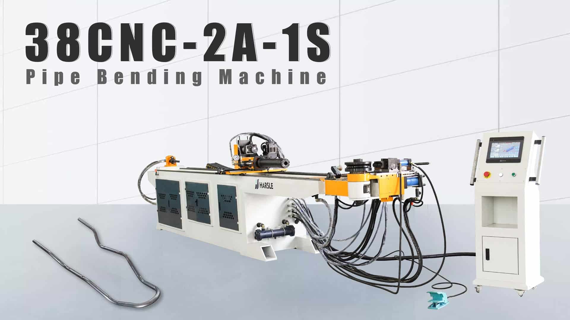 1 CNC-Rohrbiegemaschine mit Lochstanzung