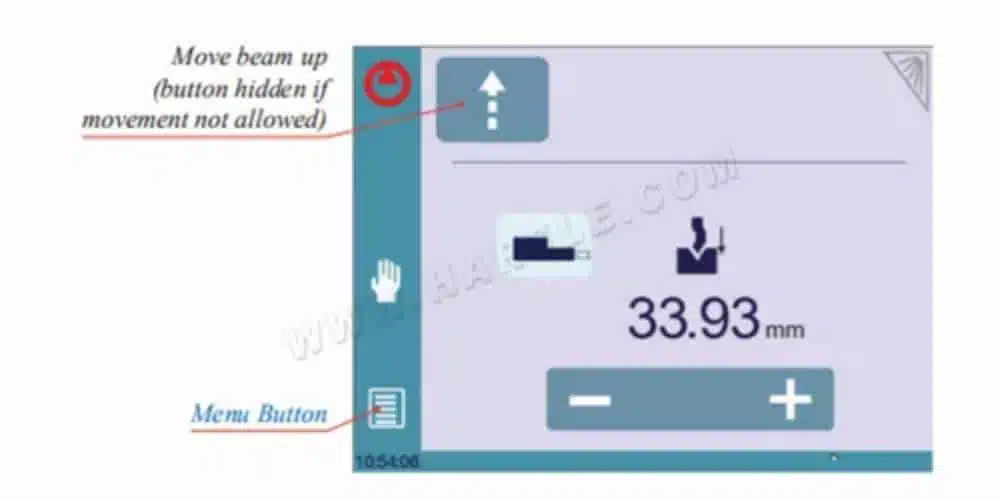 دليل استخدام مكبس الفرامل الهيدروليكي Cybelec CybTouch 8P