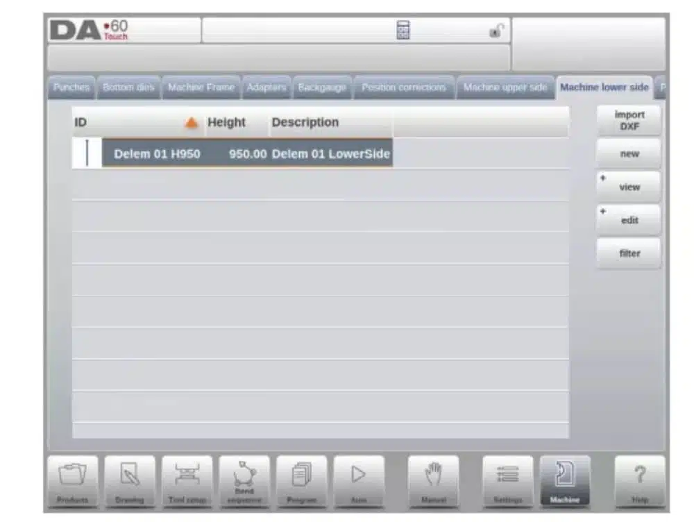 Manual de operación de la prensa plegadora DELEM DA-69T