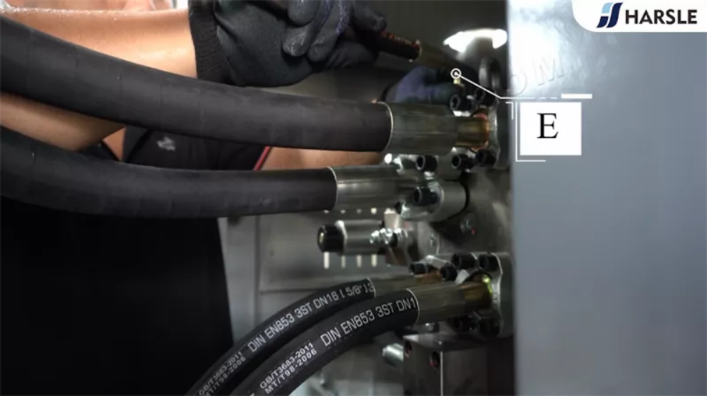 Fonctionnement de la presse hydraulique