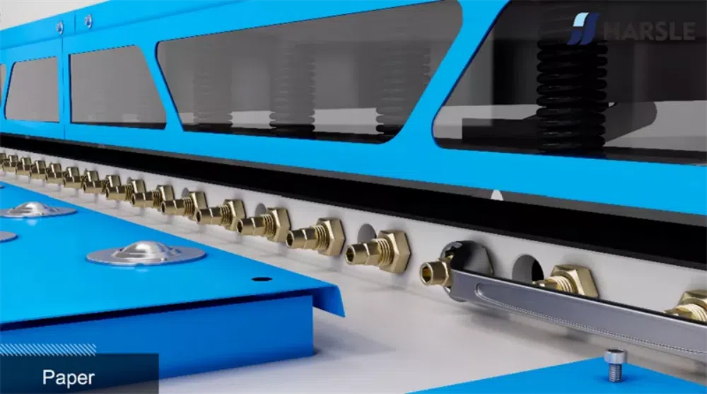 Lacuna da lâmina na máquina de corte