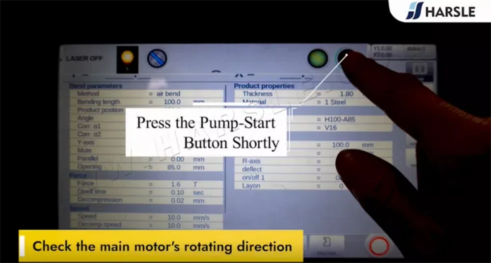 Smart Press Brake Operation