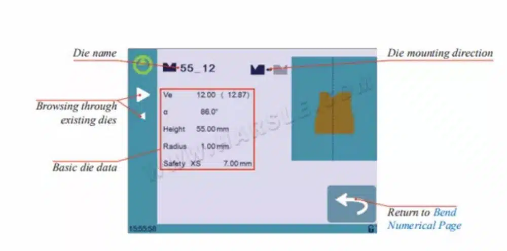 دليل استخدام مكبس الفرامل الهيدروليكي Cybelec CybTouch 8P