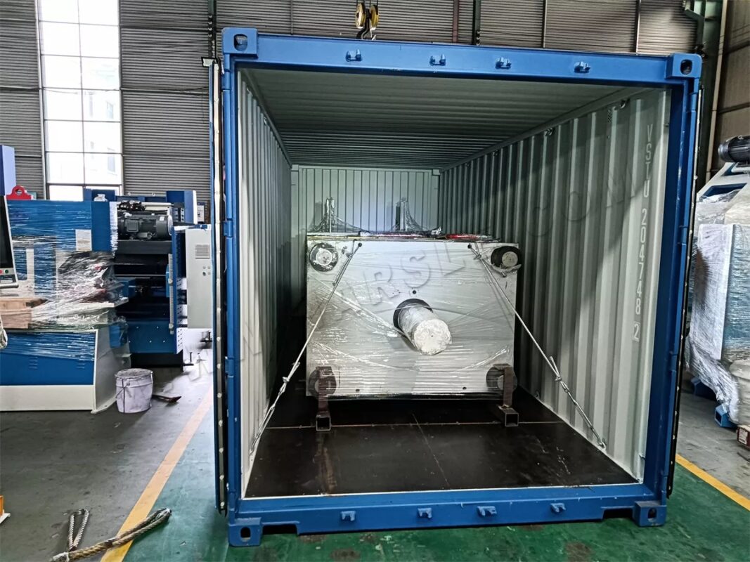 Saudi Arabia-2 Sets of QC11K-30X3200 Guillotine Shearing Machine & Y32-400T Hydraulic Press & 2 Sets of Punching Machine