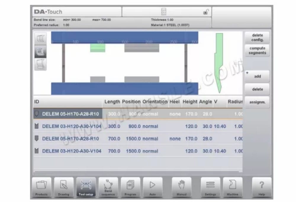 DELEM DA-66T Operation Manual For CNC Press Brake
