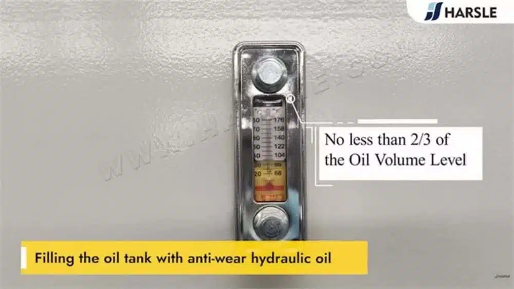 Volume di olio idraulico per cesoia