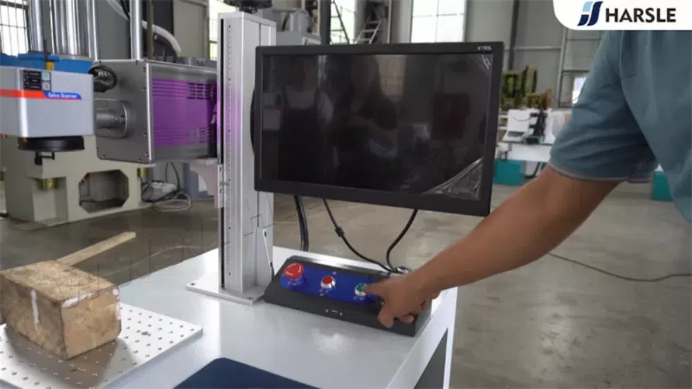 CO2 Laser Marking Machine for Shovel Logo Engraving