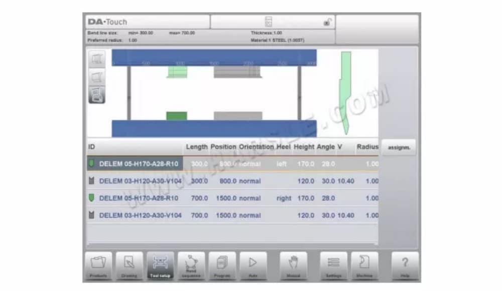 DELEM DA-66T Operation Manual For CNC Press Brake