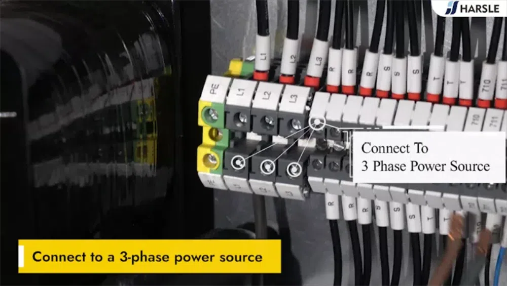 Como operar a máquina de corte guilhotina (E21S)?