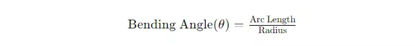 The Calculation Method of Large Arc Bending In Sheet Metal Processing