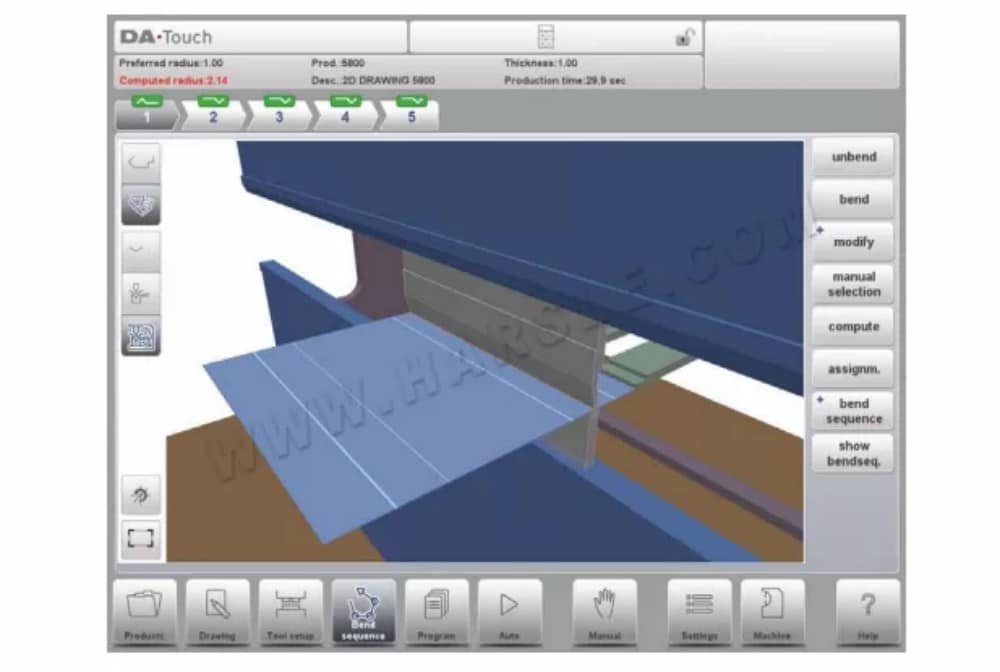 DELEM DA-66T Operation Manual For CNC Press Brake