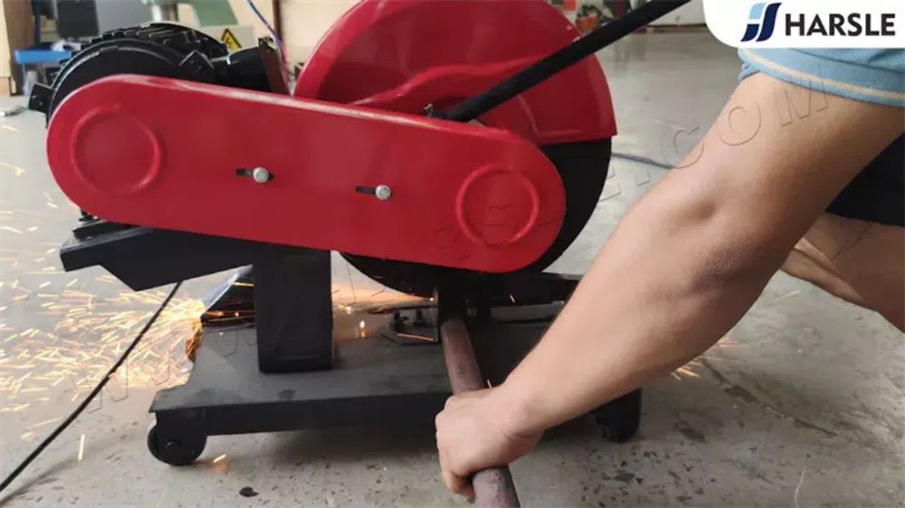 Máquina cortadora de tubos para la producción de carretillas