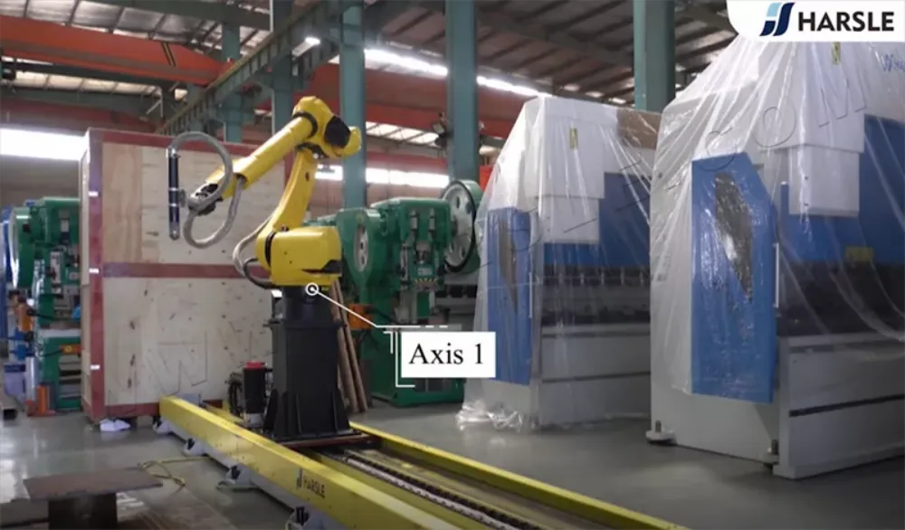 Produktionslinie für Plasmaschneidroboter