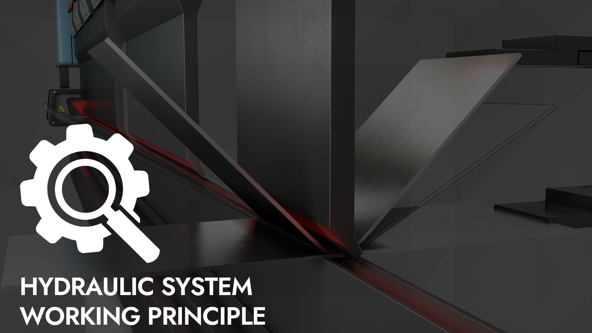 8 Funktionsprinzip des Hydrauliksystems der Biegemaschine