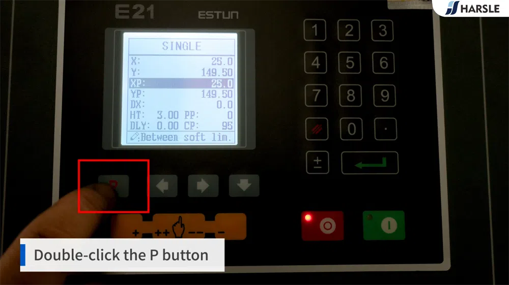 Acceder al menú de calibración