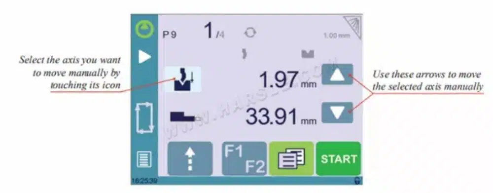 دليل استخدام مكبس الفرامل الهيدروليكي Cybelec CybTouch 8P