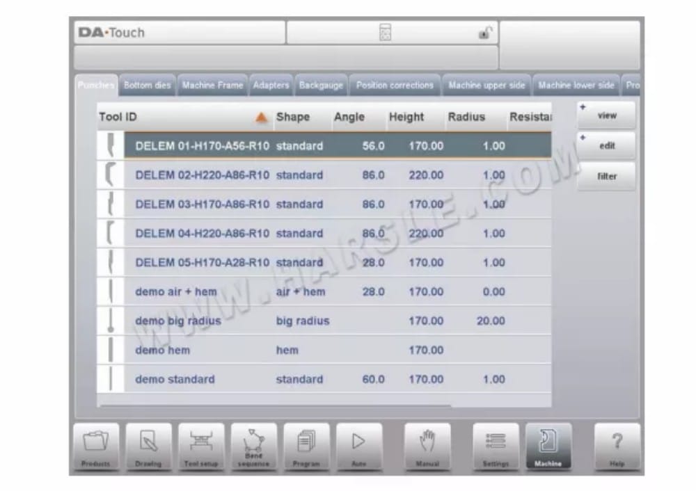 DELEM DA-66T Operation Manual For CNC Press Brake