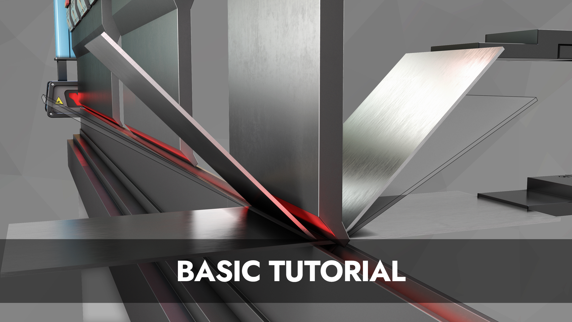 Tutorial básico para máquina de dobra CNC em fábrica de chapas metálicas