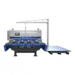 آلة قص هيدروليكية CNC مع وحدة تغذية تلقائية