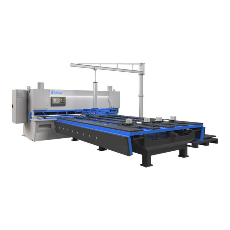 Máquina de corte hidráulica CNC com alimentador automático