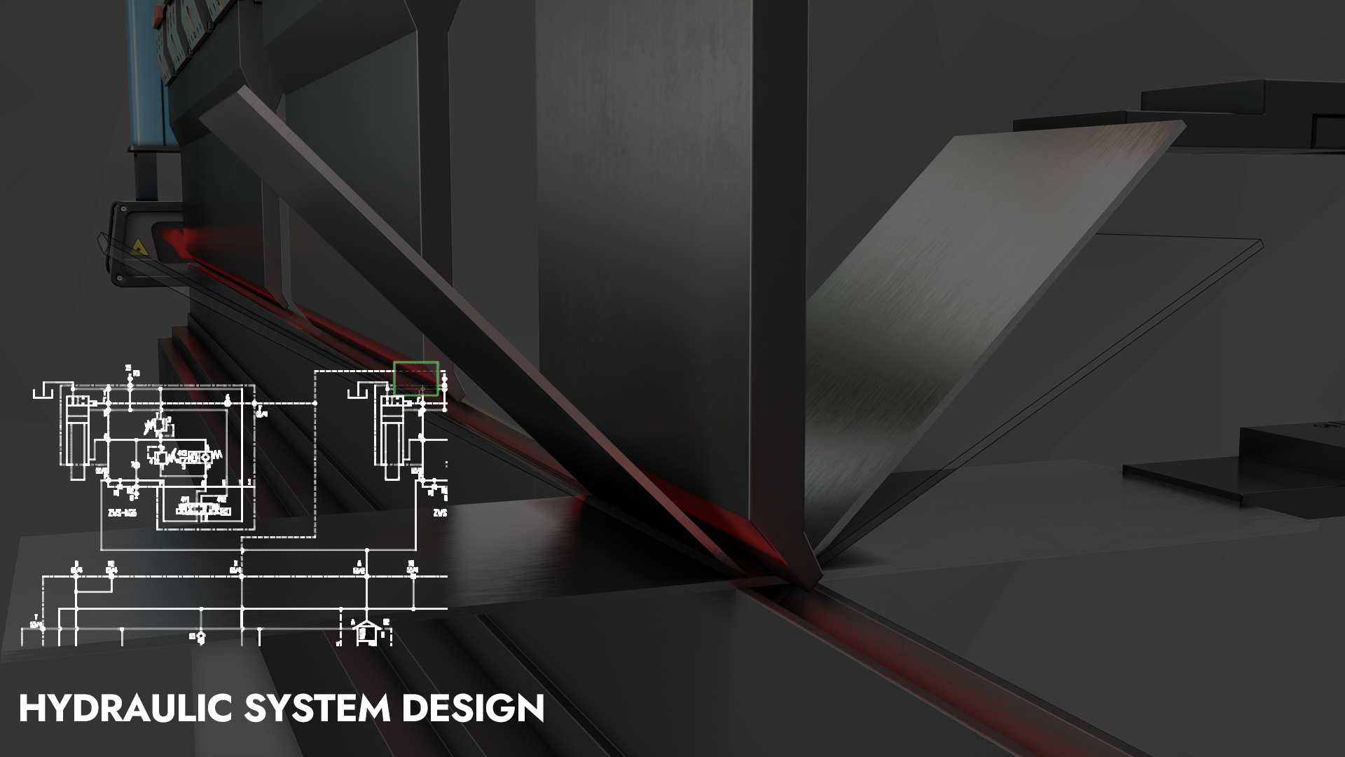 Projeto inovador de sistema hidráulico para máquina de dobra