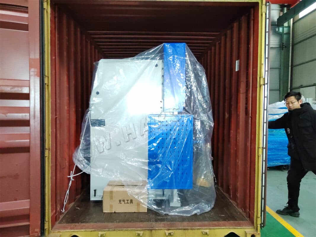 Israel-2 Sets of Shearing Machine And WC67K-125T3200 NC Press Brake