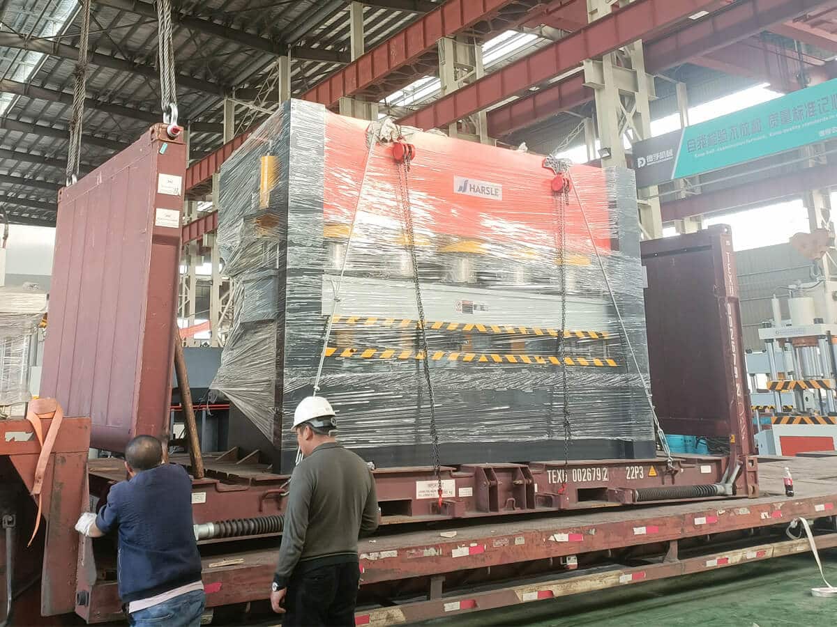 Nigeria-Door Frame Embossing Machine YM-1400T | HARSLE