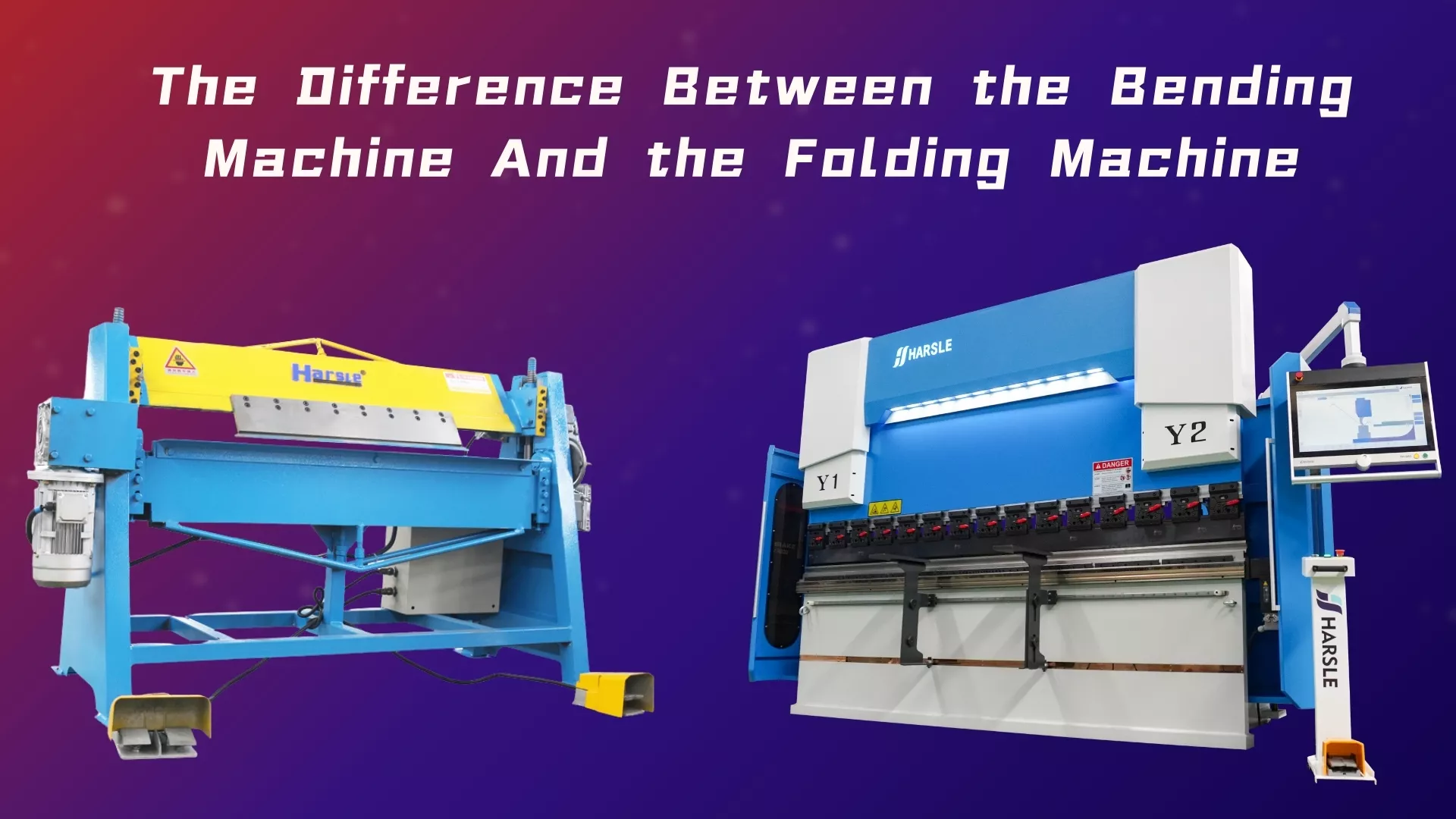 A diferença entre a máquina de dobrar e a máquina de dobrar