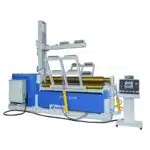 W12-8X2000 Macchina laminatrice a 4 rulli con supporto