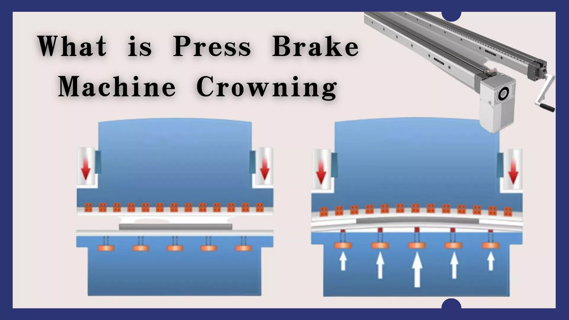 What is Press Brake Machine Crowning