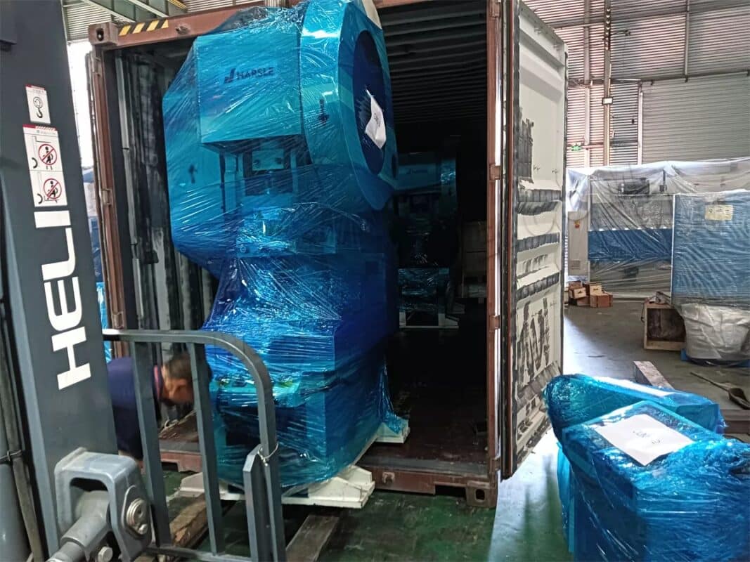 Tunesien - 2 Sätze Stanzmaschine JE23-80T und Servo-Feeder NCF-200