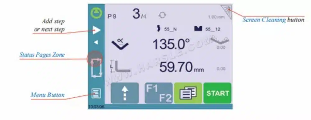دليل استخدام مكبس الفرامل الهيدروليكي Cybelec CybTouch 8P