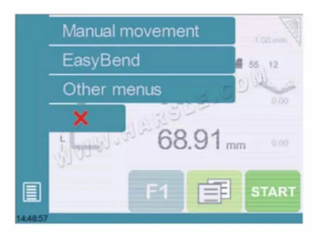 دليل استخدام مكبس الفرامل الهيدروليكي Cybelec CybTouch 8P