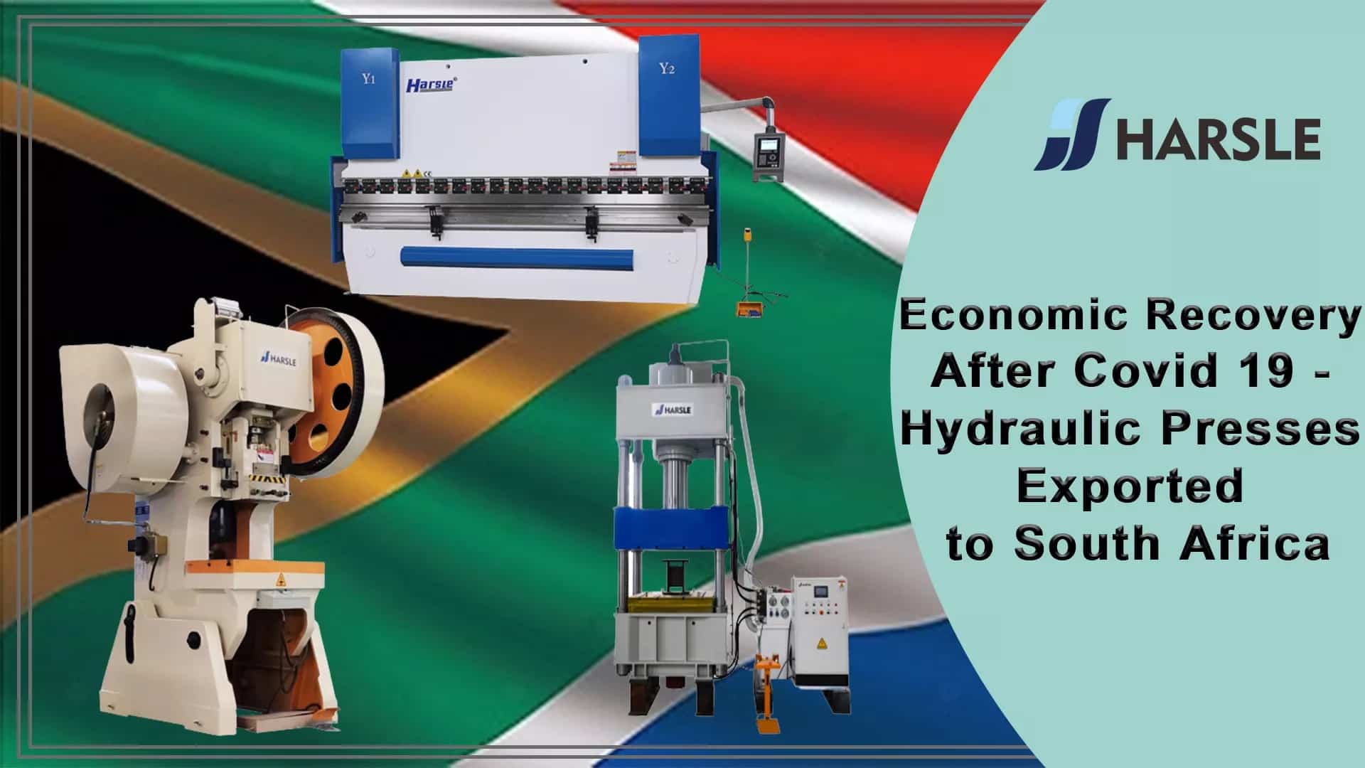 Wirtschaftliche Erholung nach Covid 19 – Hydraulische Pressen nach Südafrika exportiert