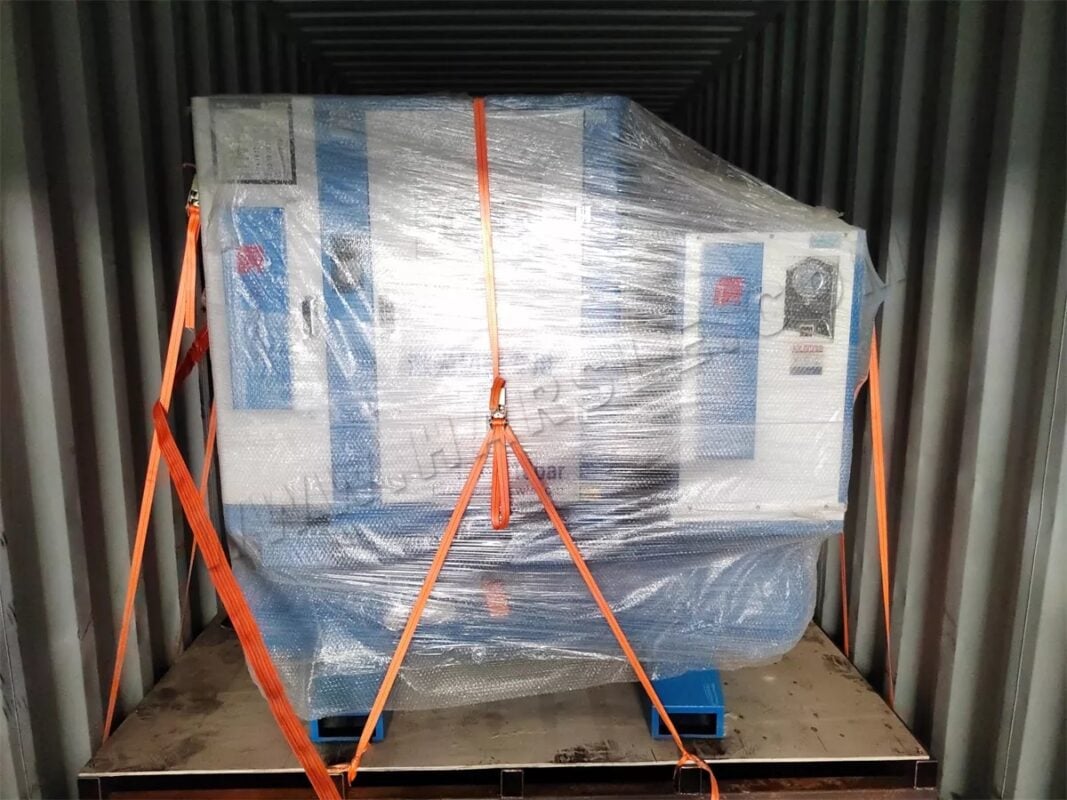 Maszyna do cięcia laserowego Brazil-HS-3000W-3015 i prasa krawędziowa NC WC67K-200T3200 oraz nożyce gilotynowe QC11K-12X3200