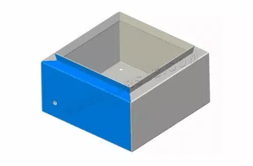 Deux secrets sur l'application de la conception de tôles dans la structure de boîtes de soudage laser