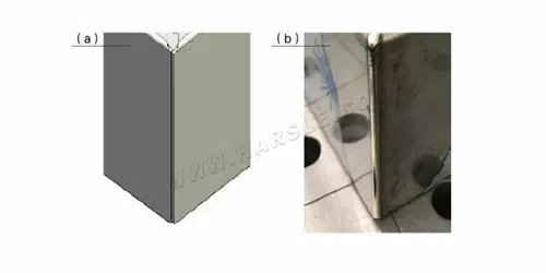 Deux secrets sur l'application de la conception de tôles dans la structure de boîtes de soudage laser