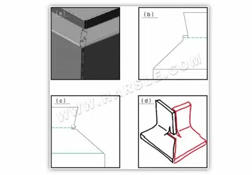Deux secrets sur l'application de la conception de tôles dans la structure de boîtes de soudage laser