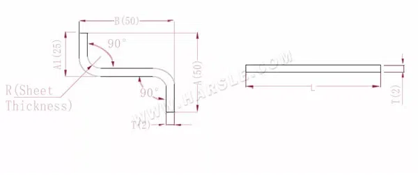 دليل حساب بدل الانحناء لمكابح الضغط