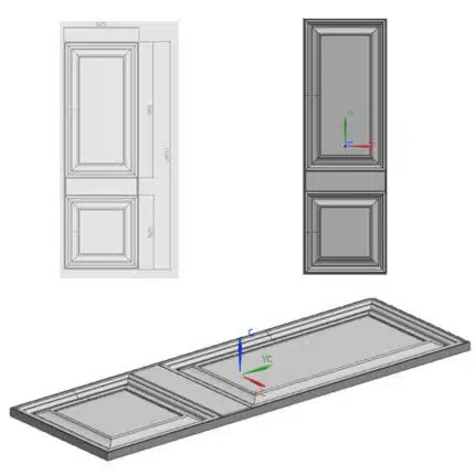 Steel Door Embossing Skin Mold for Precision