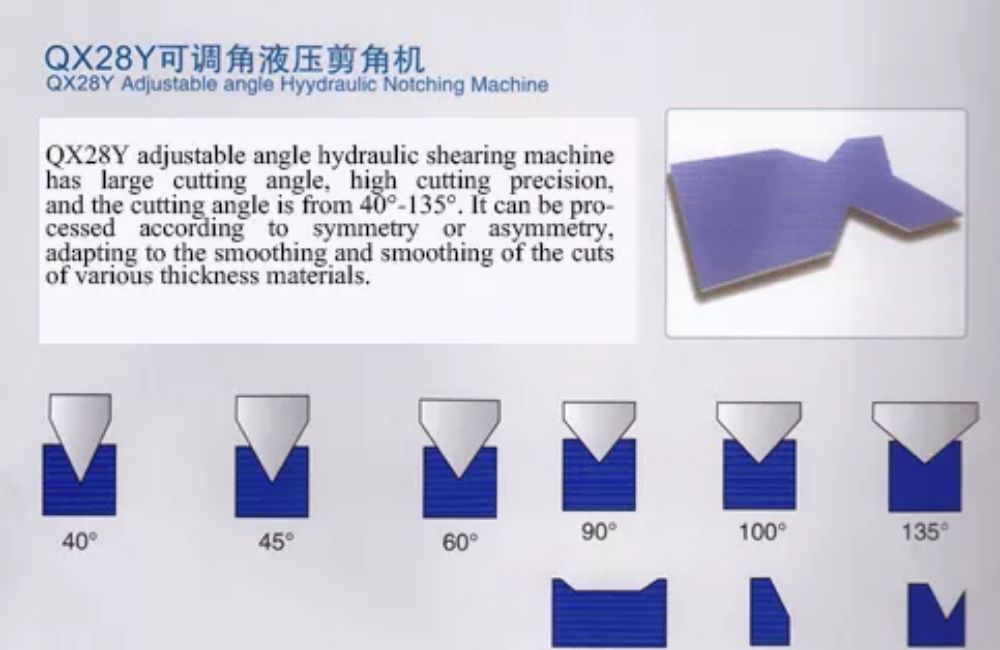 Hydraulic Ironworker and Angle Notching Machine