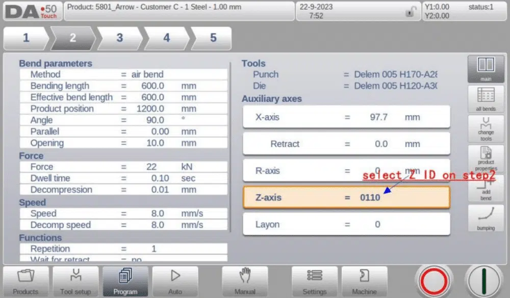 Capítulo 5-6 Manual de funcionamiento del controlador Z