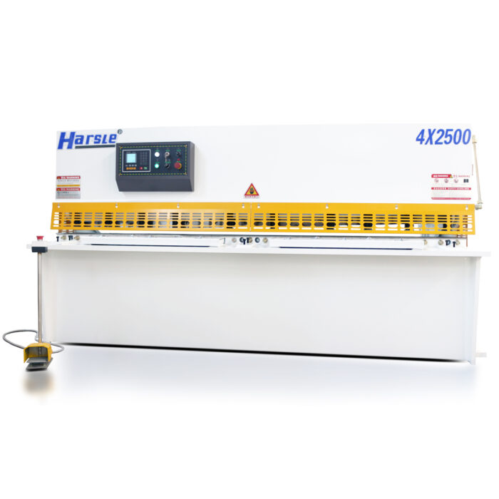 ماكينة قص العارضة المتأرجحة QC12K-4x2500 مع E21S
