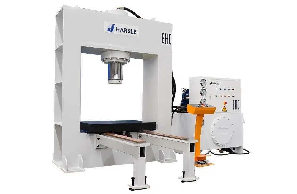 Prensa hidráulica tipo quadro